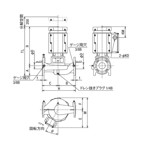 HITACHI-IES日立電動泵JDS 50X40B-E52.2