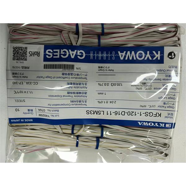 日本KYOWA配件耗材應變片KFGS-1-120-D39-16 L3M2R