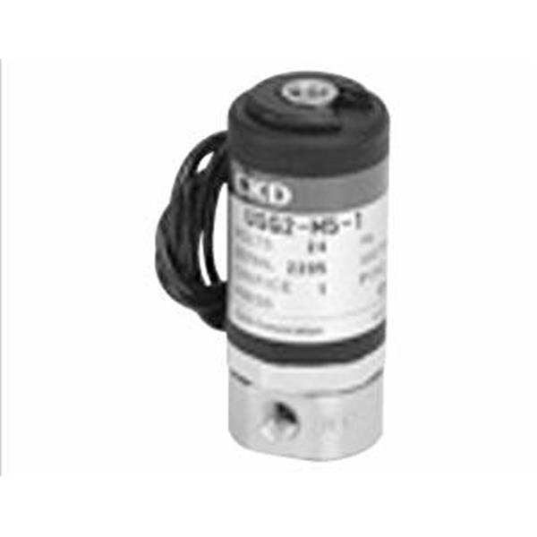 CKD喜開理多種流體小型直動式2通電磁閥USG2-M5-2-0-AC200V