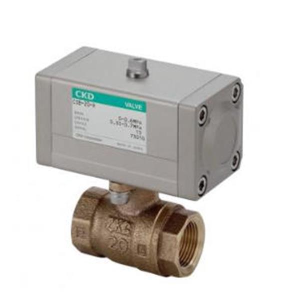 CKD喜開理蒸氣用氣控式球閥2通閥（緊湊型旋轉閥)CSB-20-W